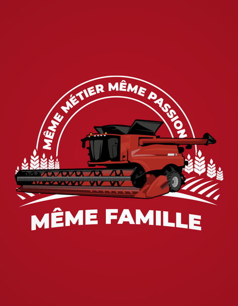 Moissonneuse Rouge pull unisexe